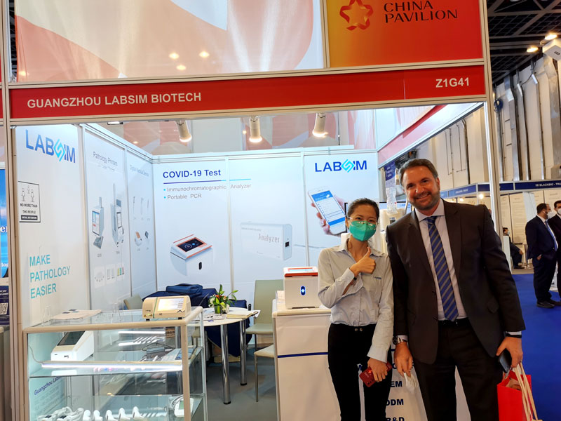 【展(zhan)會迴(hui)顧】藍(lan)勃(bo)生物(wu)精(jing)綵(cai)亮相2022 MEDLAB Middle East